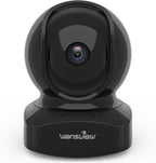 wansview 2K Indoor/Pet Cameras for Home Security, 2.4G WiFi Only, Q5 3MP B | Home Indoor Camera for Baby/Pet/Nanny, Motion Detection, 2 Way Audio Night Vision, Works with Alexa, with TF Card and Cloud