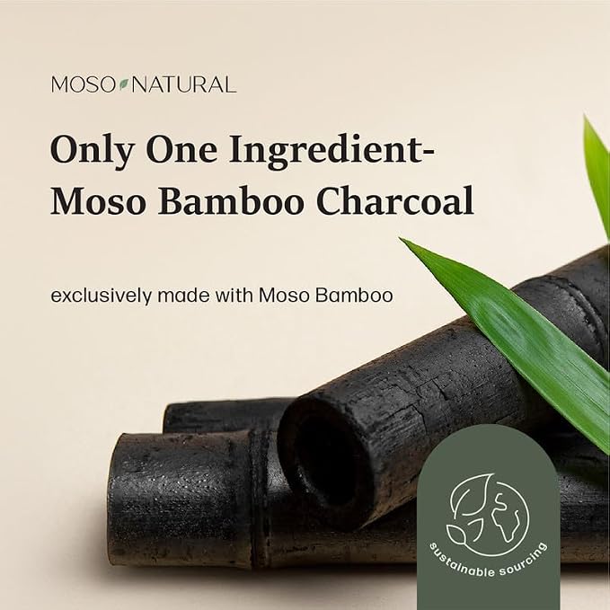 Moso Natural Air Purifying Bag 600g (2 Pack) Premium Charcoal Odor Absorber & Room Deodorizer for Large Spaces — Lasts 2 Years, Bedroom, Basement, Pet Odor Eliminator for Home, Bamboo Charcoal Bag