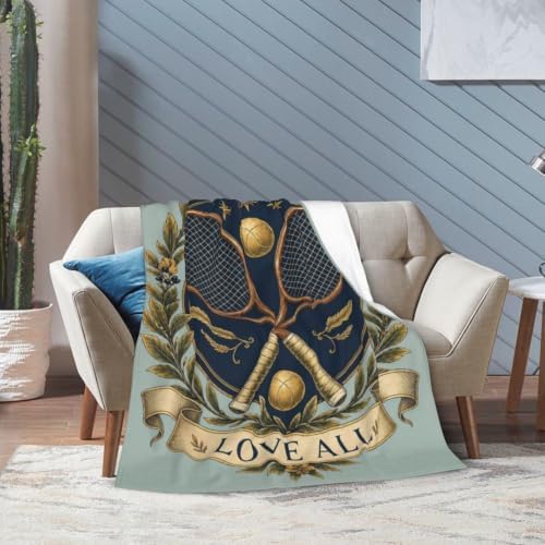 Tennis Blanket Vintage Sports Lover Throw Stuff Gifts 50"x40" - Image 5