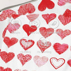Valentine's Day Love Hearts Throw Blanket, Soft Lightweight Flannel Blanket, Wedding Anniversary Birthday Gifts for Girlfriend Wife, Anti-Pilling Blankets for Bed Sofa Couch Chair, 60 x 50 Inch - Image 3