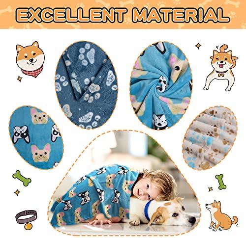 Rezutan 3 Pack Premium Soft Dog Blanket for Medium Dogs Puppy & Cat - Image 3
