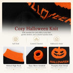 PUMYPOREITY Halloween Cat Sweater for Cats Only, Pumpkin Ghost Knit Sweater - Image 3
