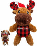 Plush Dog Toy - Dog Stuffed Animal Toy, Puppy Toys, Squeaky Dog Toy for Small, Medium & Large Dogs, Durable Plush to Keep Them Busy Morris Moose (Christmas) by Unknown