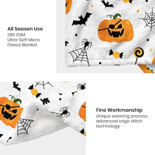 Halloween Pumpkin Blanket, Fall Decorations Blanket, 40x60inches - Image 3