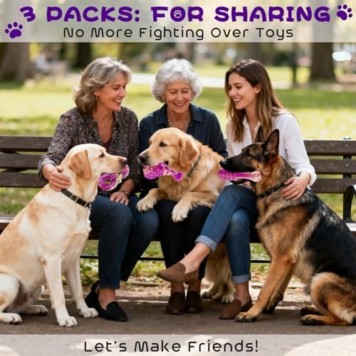 WinTour Tough Dog Chew Toys for Aggressive Chewers, Nylon Durable Dog Toys - Image 6