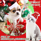 Sanwuta 24 Pcs Pet Santa Hat for Dogs Cats Christmas Costume,Mixed - Image 5
