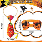 Chunful 150 Pcs Adjustable Halloween Dog Bow Ties & Pet Neckties, Ghost - Image 2