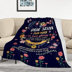 Sister Birthday Gifts, Sister Blanket Gifts for Women - Image 4