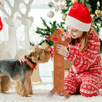 Senneny No Stuffing Dog Christmas Toys with Squeakers, Crinkle Xmas Plush Dog Toys for Large Medium Small Dogs, Durable Interactive Dog Toys for Puppies, Reindeer - Image 5
