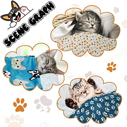 Rezutan Small Dog Blanket, Soft Puppy & Cat Flannel 3 Pack, 23"x16" - Image 6