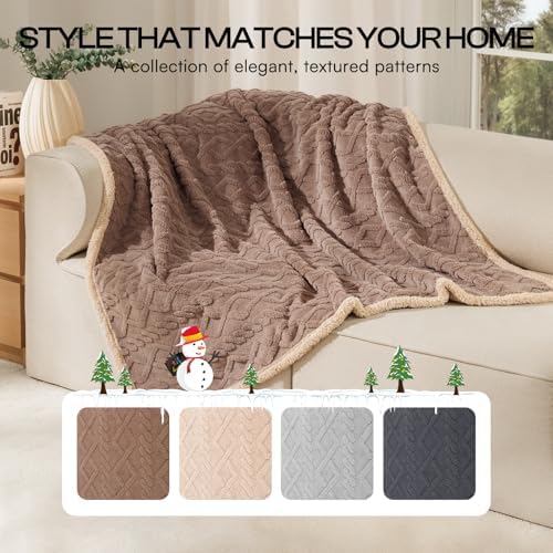 Luciphia Waterproof Dog Blanket, Reversible Sherpa Fleece for Couch Cover - Image 5