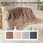 Luciphia Waterproof Dog Blanket, Reversible Sherpa Fleece for Couch Cover - Image 5