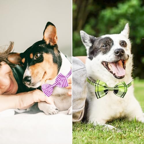 Segarty Dog Bowties - 80 Pack Adjustable Bow Ties for Small to Large Pets - Assorted Grooming Accessories for Birthdays, Weddings, Parties & Holidays - Image 7