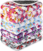 Reginary 4 Pcs Guinea Pig Fleece Cage Liners, Moon Star, 24 x 16 Inch by Reginary