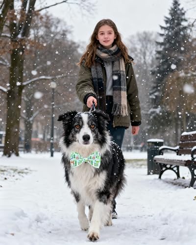 PET SHOW 30 Pack Winter Dog Bowties Bulk for Large Dogs - Image 5