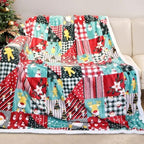 Gogreen Christmas Sherpa Fleece Twin Blanket for Couch Bed Sofa Adults -Soft and Warm Blanket for Winter, Thick and Fuzzy Throw Blanket (Twin - 60" x 80") - Q by GOGREEN