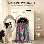 Luciphia Waterproof Dog Blanket Reversible Sherpa Fleece for Large Dogs Cat - Image 7