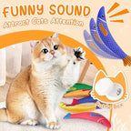 Cat Toys for Indoor Cats, 6 Pack Interactive Catnip Toys for Bored - Image 5