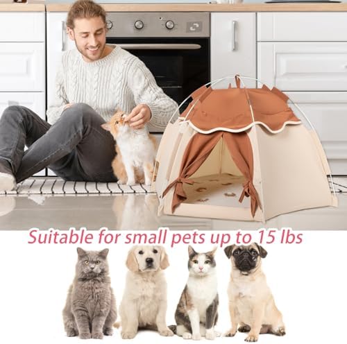 Gigreinc Cat Tent for Indoor, Indoor Dog House,Kitten Tent for Small Dogs - Image 5
