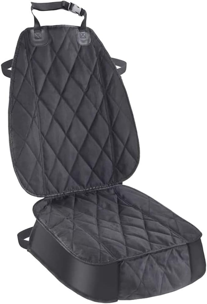 AsFrost Dog Seat Cover Cars Trucks SUVs, Thick 600D Waterproof Pet Car Seat Cover Dog, Heavy Duty & Wear-Resistant Durable Nonslip Backing with Side Flaps, Scratchproof Dog Front Seat Cover | Thicked 600D Oxford, Pet Car Seat Cover, Heavy Duty & Wear-R...