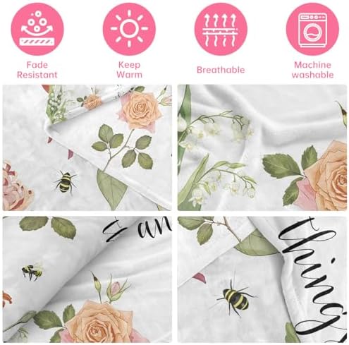 COMFAR Christian Gifts for Women Faith, Inspirational/Religious/Spiritual Gifts for Adults, Soft Throw Blankets for Women/Men, Personalized Blankets for Adults 40"x 50" - Image 4