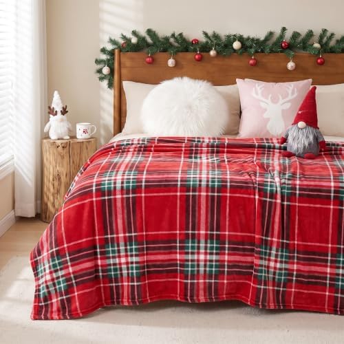 Gogreen Cozy Printed Throw Christmas Blanket - 300 GSM Fleece Throw Size for Home Decoration, Ultra Soft Blanket (Throw - 50" x 60") - I - Image 3