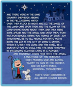 Hallmark Peanuts Linus Christmas Speech Blanket, 50" x 60", Gift for Kids - Image 6