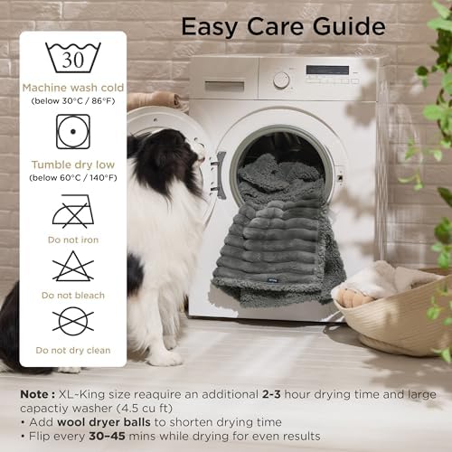 Bedsure ComfyFleece® Waterproof Dog Blankets for Medium Dogs 30"x40" - Image 6