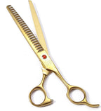 Professional Dog Grooming Scissors Set, 7 Inch/8 Inch Pet Grooming Scissors Chunkers Shears for Dog, Curved Dog Grooming Scissors, Thinning Shears for Dog with Grooming Comb | Pet Grooming Chunkers Shears for Dog, Curved Dog Grooming Scissors, Thinning...