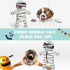 Nocciola Halloween Zombie Mummy Dog Toys with Organs: Funny Cool Hide and Seek Squeaky Chew Toys for Puppies, Small and Medium Size Breed, Plush Stuffed Cognitive Puzzle Toys for Training - Image 2
