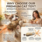Cat Toys with Rabbit Feather 6 Kicker Fur Interacitve Toy Crinkle - Image 6