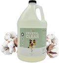 Bark2Basics Crystal Clear Fragrance Free Dog Shampoo, Unscented, 1 Gallon | 16:1 Concentrate. Hypoallergenic, Dye Free, Gentle on Sensitive Skin, Herbal Pet Grooming Wash, Groomer Grade, USA Made
