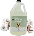 Bark2Basics Crystal Clear Fragrance Free Dog Shampoo, Unscented, 1 Gallon | 16:1 Concentrate. Hypoallergenic, Dye Free, Gentle on Sensitive Skin, Herbal Pet Grooming Wash, Groomer Grade, USA Made