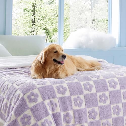 LE SURE Waterproof Blanket for Bed Cute Cozy 3D Jacquard, Twin（60x80） - Image 3