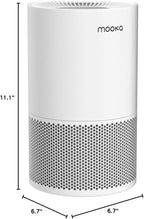 Air Purifiers for Home Large Rooms up to 1200ft², MOOKA H13 True HEPA Air Purifier for Bedroom Pets with Aromatherapy, Child Lock, 13dB Ultra-Quiet Air Cleaner for Smoke, Odor, Dander, Pollen