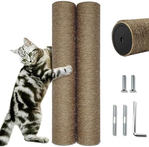 2PCS Cat Scratching Post Replacement, 15.7in M8 Cat Tree Replacement Parts by SIYIPURR
