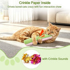 Retro Shaw Cat Toys Pillows, Refillable Catnip Kicker Toys for Indoor Cats - Image 5