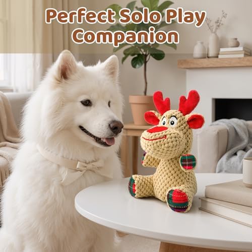Reindeer Dog Toy for Small & Medium Dogs - Keep Them Busy - Image 5