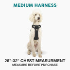 Embark Adventure Dog Harness, Reflective Trim No Pull Dog Harness Medium Sized - Military Grade Nylon, Front Clip with Gel Lined Handle. Soft & Padded Puppy Harnesses for Any Breed