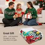Gogreen Christmas Sherpa Fleece Twin Blanket for Couch Bed Sofa Adults -Soft and Warm Blanket for Winter, Thick and Fuzzy Throw Blanket (Twin - 60" x 80") - Q - Image 6