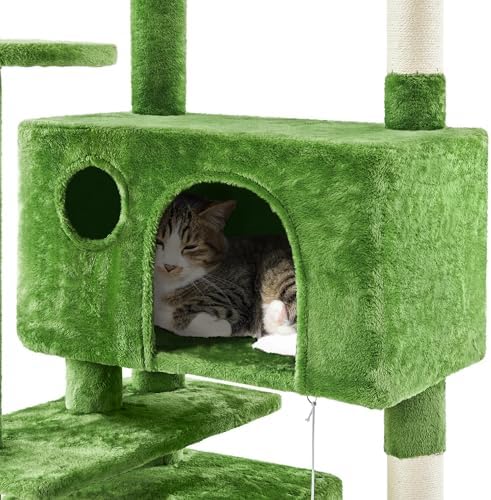 Yaheetech 70in Multi-Level Sturdy Cat Tree, Condo, Sisal Scratching Posts - Image 5