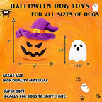 lilfrd Halloween Dog Toys, Pumpkin Ghost Hide & Seek Squeaky Toy - Image 4
