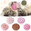 MALLMALL6 Catnip Toys for Cat - 5Pcs Valentines Chocolate Truffles Catmint Interactive Teething Chew Kick Cat Toy for Indoor Kitten, Soft Candy Pet Supplies, Pet Valentines Gifts for Kitten Lover by MALLMALL6