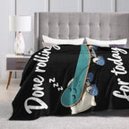 Sleepy Skateboard Blanket Throw Gift for Girls Women 80"X60" - Image 6
