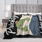 Sleepy Cactus Blanket Throw Gift for Girls Women 60"X50" - Image 6