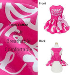 Fitwarm Eggstra Cute Easter Outfit, Bunny Dress, Holiday Clothes for Small Dogs and Cats, Hot Pink, Small - Image 3