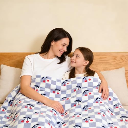 Soft Cherry Blanket for Girls - 50"x60" - Image 2
