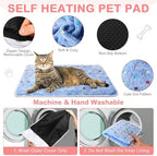 4 Pack Self Heating Cat Pad Self Warming Dog Mat, Dot, 16 x 20 Inch - Image 3