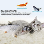 Tocirelo Cat Toys Interactive Flopping Fish with Catnip, Kitten Kicker Toy - Image 2