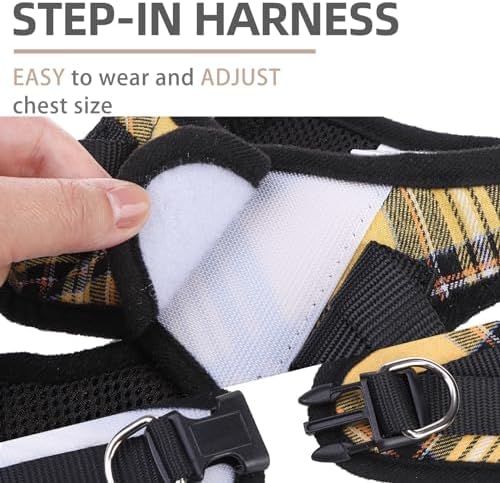 PUPTECK Dog Harness, Collar and Leash Set No Pull for Small Medium Sized - Image 3
